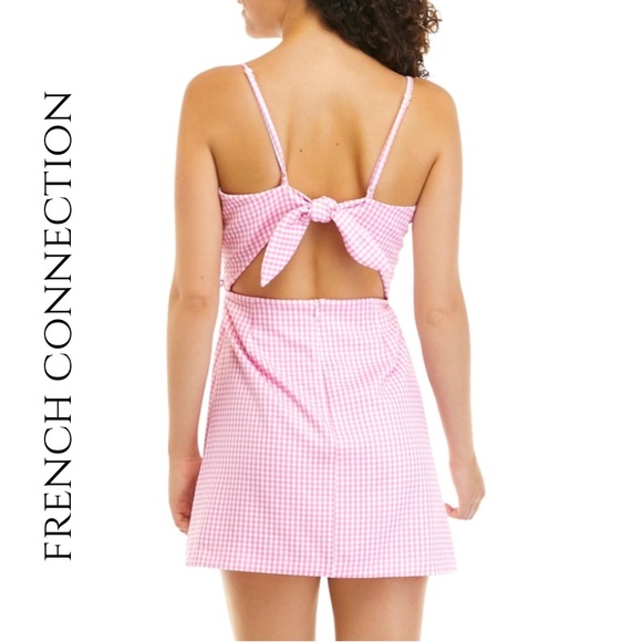 French Connection Dresses & Skirts - French Connection Pink Gingham Dress NWT